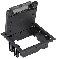 Лючок нерегулируемый Simon Connect Cima S200 2х2 мод. 171x187x66мм IP40 графит картинка